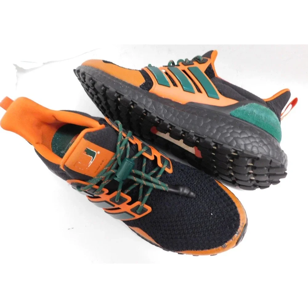 Adidas UltraBoost 1.0 x Miami Hurricanes Running Shoes IG5877 Men's Size 6